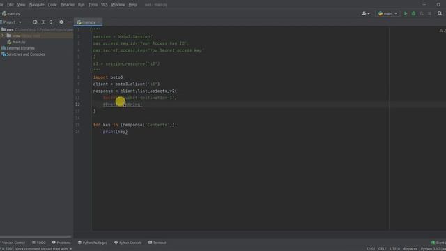 How to list files in S3 using Python | AWS S3 Python Boto3 | Step by step tutorial смотреть онлайн