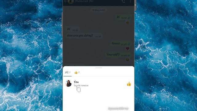 How to Remove Message Reaction on WhatsApp | How to Remove WhatsApp React Message after Send 2023 смотреть онлайн
