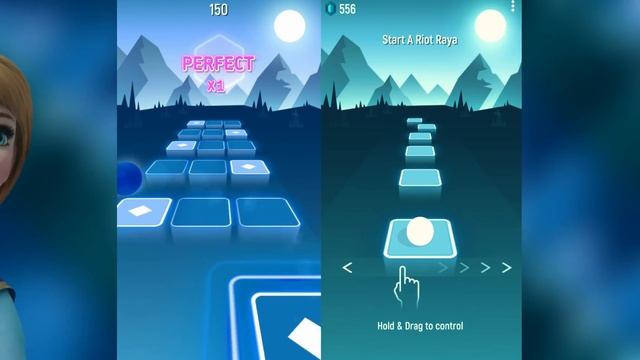 Moana And Anna Vs Sisu And Elsa! | Let It Go, How Far I'll go - Tiles Hop EDM Rush! смотреть онлайн