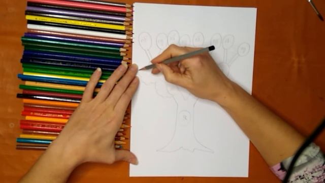 Как нарисовать генеалогическое дерево. Онлайн-школа рисования "Малевашки" смотреть онлайн