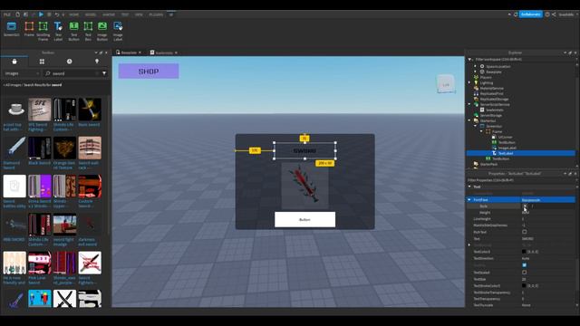 МАГАЗИН С ИНТЕРФЕЙСОМ | Roblox Studio смотреть онлайн
