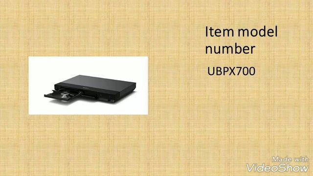 Sony UBP-X700 4K Ultra HD Blu-ray Player (2018 Model) смотреть онлайн