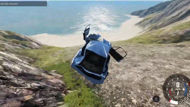 Скидываю машины с горы в BeamNG Drive смотреть онлайн