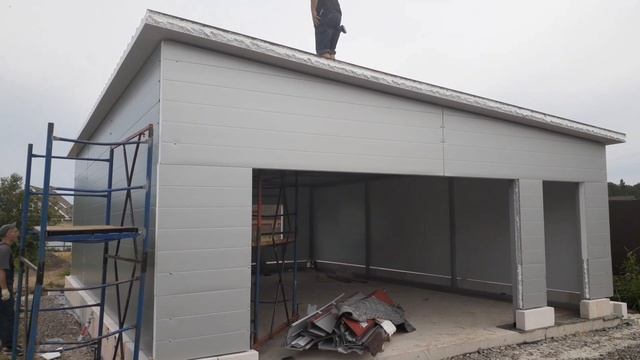 гараж из сэндвич панелей смотреть онлайн