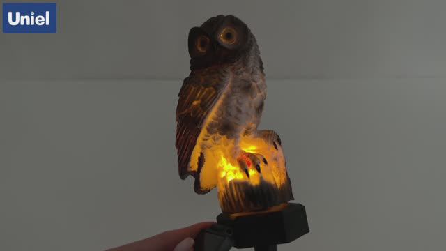 Садовый светильник солар Uniel USL-S-829/PM290 BROWN OWL UL-00011605