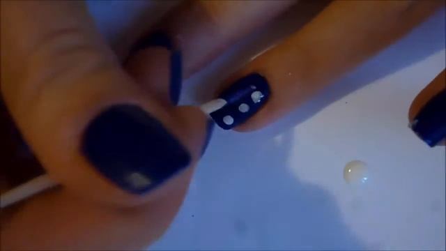 ♡Матовый маникюр в домашних условиях/Синий маникюр♡