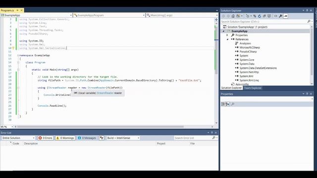 Deserialization - Reading in data from a Text File into a C# application смотреть онлайн