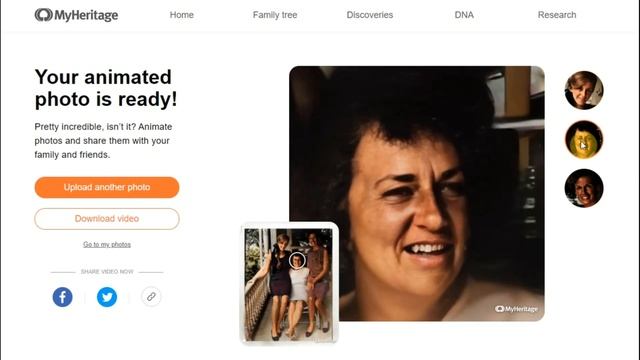 Turn Old Family Photos into Lifelike Animations смотреть онлайн
