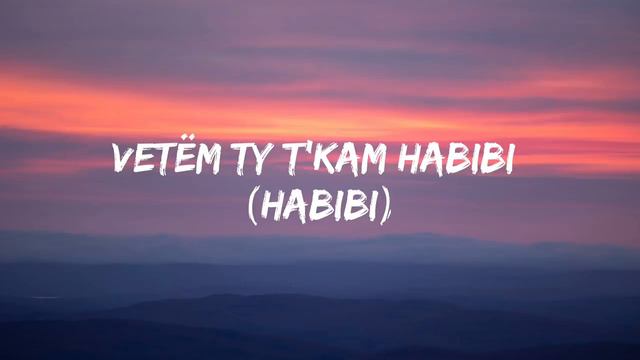 DJ Gimi O X Habibi Albanian Remix Lyrics