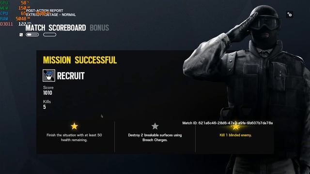 Tom Clancy's Rainbow Six Siege GTX 1650, Ryzen 5 3550H,HIGH settings, 1080p смотреть онлайн