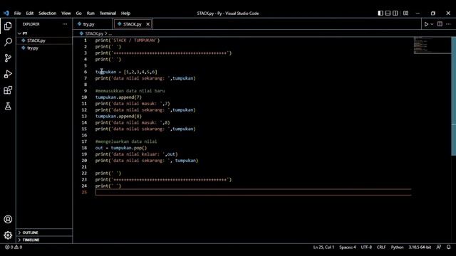 Project Struktur Data Menerapkan konsep Array, Linked List, Stack, Queue, Binary Tree dan Graph. смотреть онлайн