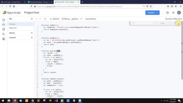 Membuat Web dengan Database Google Sheet смотреть онлайн