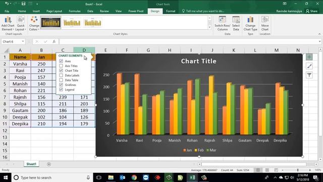 109* How to Create 3D COLUMN CHART in Excel {Hindi} смотреть онлайн
