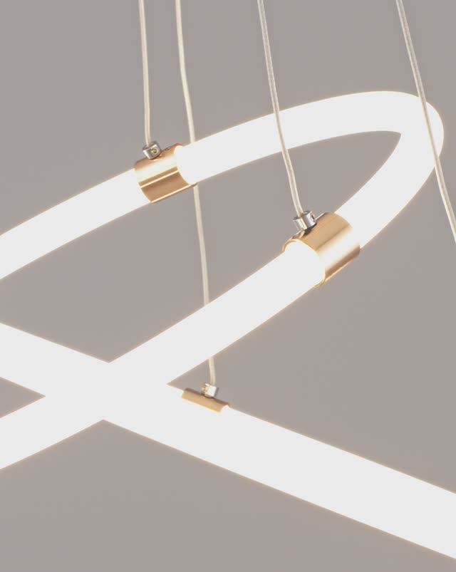 Светодиодная подвесная люстра Moderli V2914-PL Lama смотреть онлайн