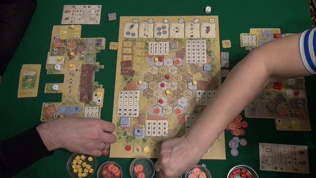 Ла-Гранха 2/2 часть - играем в настольную игру. La Granja Board Game.