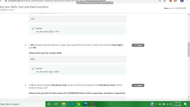 Excel skills for business intermediate I week 2 quiz answer key of coursera course || excel solutio смотреть онлайн