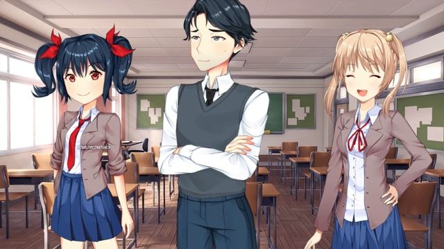 Past,Present and Cinnamon bun|Doki Doki Blue Skies/Sayori Route#10 смотреть онлайн