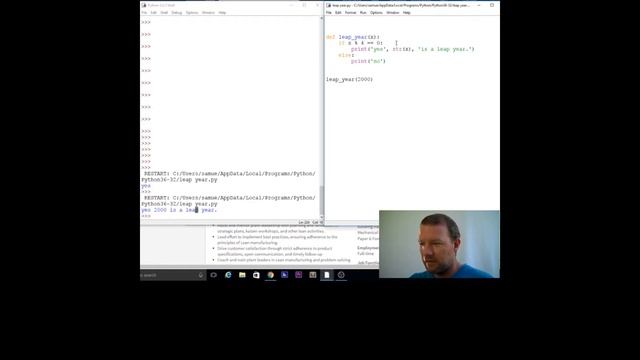 Python Basics Leap Year смотреть онлайн