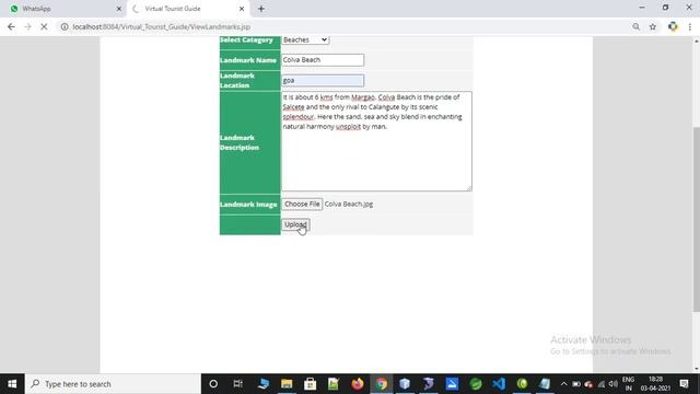 Virtual Tourist Guide || JAVA || MYSQL || HTML || CSS || APACHE TOMCAT || NETBEANS смотреть онлайн