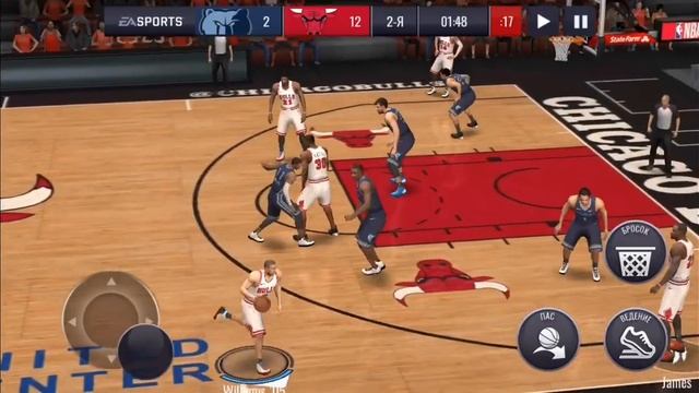 Прохождение Игры NBA Live Mobile #47 Победа над Grizzlies смотреть онлайн