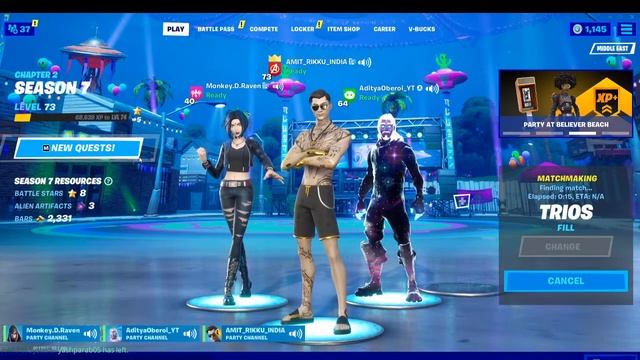 Fortnite Live Event India Live Streaming Nvidia 1650S 4GB GDDR6 i3 9100f AMIT_RIKKU_INDIA смотреть онлайн