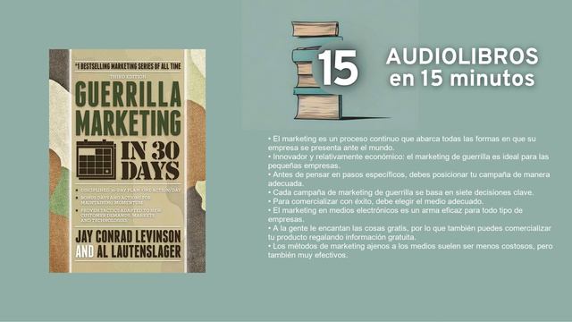 Marketing de guerrilla por Jay Conrad Levinson Resumen en 15min смотреть онлайн