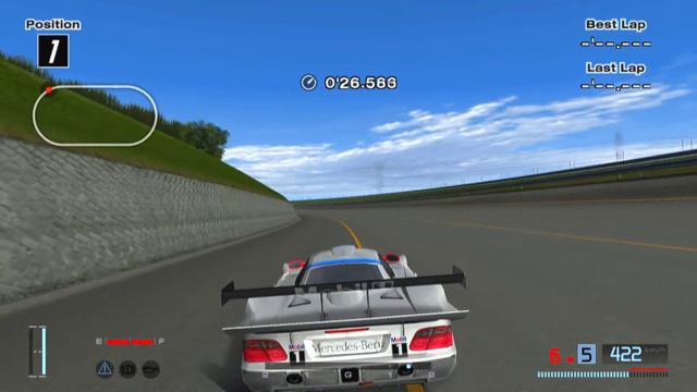 Gran Turismo 4 AMG Mercedes CLK-GTR Race Car '98 Max Speed смотреть онлайн