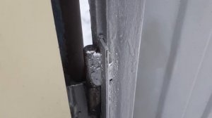 как я смазал гаражные петли