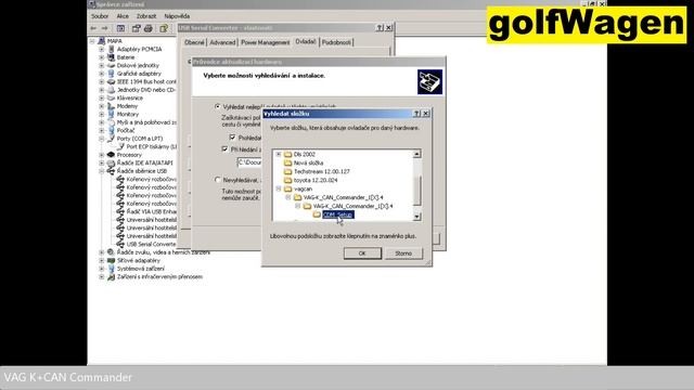 VAG K CAN commander open port failed driver install FTDI RS232 usb converter смотреть онлайн