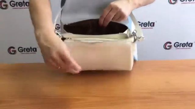 Сумки оптом - Сумка-багет из натуральной кожи 3338MK5 смотреть онлайн