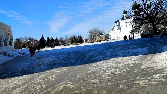 Зимняя прогулка.Братский садик.Астраханский кремль смотреть онлайн