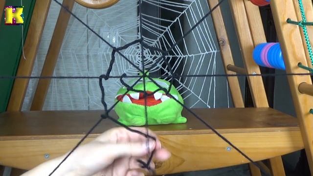 Как сделать паутину из ниток своими руками Паутина на Halloween своими руками DIY