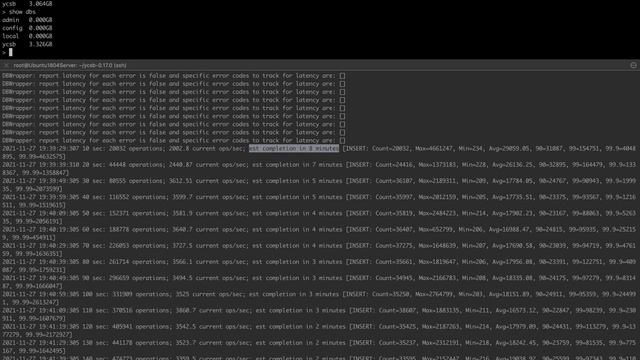 9| Yahoo Cloud Serving Benchmark (YCSB): Demo Part-4 YCSB on MongoDB - Loading with more knobs смотреть онлайн