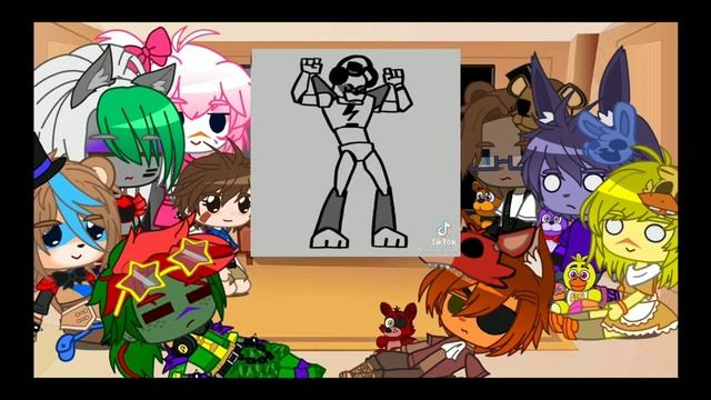 ♡Реакция Fnaf 1 и Fnaf 9 на тт♡ | Gacha Club | Fnaf | Моя AU смотреть онлайн