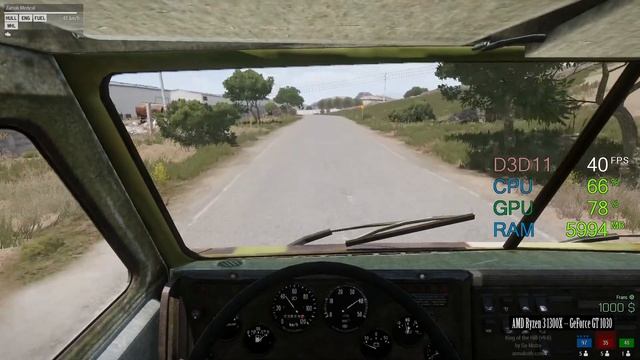 GeForce GT 1030 -- AMD Ryzen 3 1300X -- Arma 3 FPS Test King of the Hill смотреть онлайн
