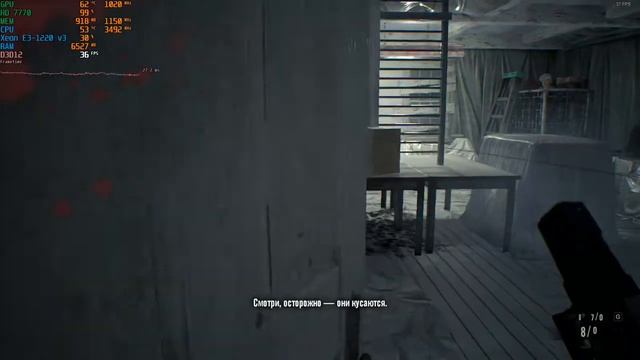 Resident Evil 7: Biohazard test xeon E3-1220v3/HD7770 900p смотреть онлайн