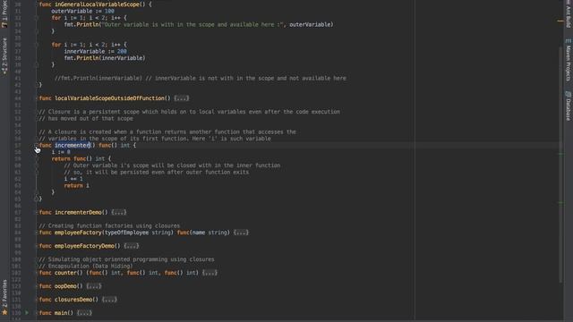 6. Go Programming Language : Closures & Anonymous Functions смотреть онлайн