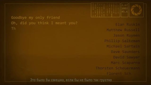 Portal 2 The credits смотреть онлайн