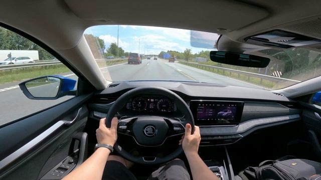 2024 Skoda Octavia 1.5 TSI (150 л.с.) Mild Hybrid | Тест-драйв POV смотреть онлайн