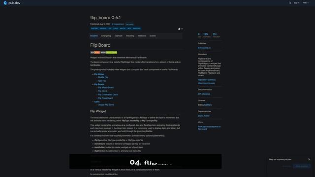 Flutter Flip Board, Scale Ruler & Co. - 31 - PUB.DEV RELEASES смотреть онлайн