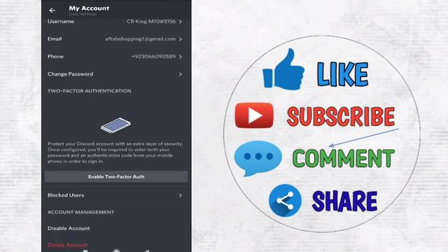 How to enable two factor authentication in discord | Discord 2fa problem #discord смотреть онлайн