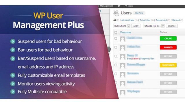 WP User Management Plus | Codecanyon Scripts and Snippets смотреть онлайн