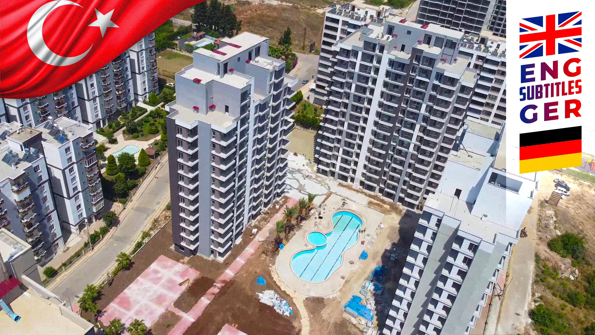 ELEXUS | Отчет о ходе строительства 31.05.2023 | 1+1 от €78 000 | Турция, Мерсин, Мезитли, Тедже