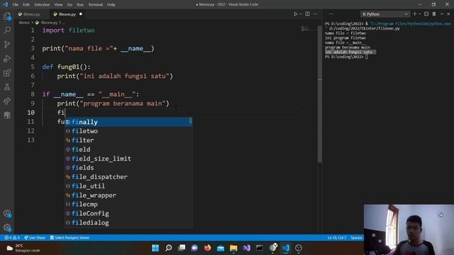 Cara menggunakan if __name__ == "__main__" pada python смотреть онлайн