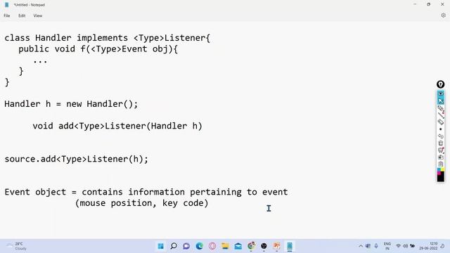 AWT Lecture 3 | Event Handling | Java #learnwithajitmore смотреть онлайн