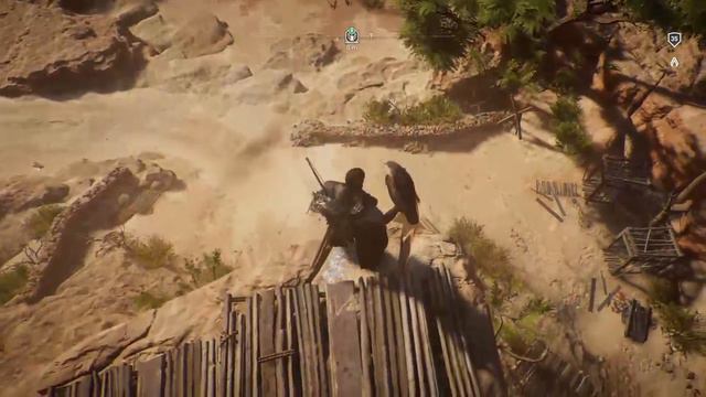 Assassins Creed origins - Tower synchronizing at the isolated desert смотреть онлайн
