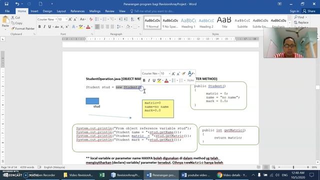 Java - Constructor Getter Setter Method Part 2 смотреть онлайн