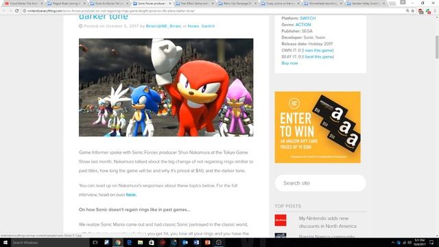 MAJOR SONIC FORCES NEWS !! crazy justice on switch for 15$ !! new stardew update and MORE смотреть онлайн