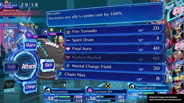 Digimon Story: Cyber Sleuth - Hacker's Memory PvP - Testing out Susanoomon смотреть онлайн