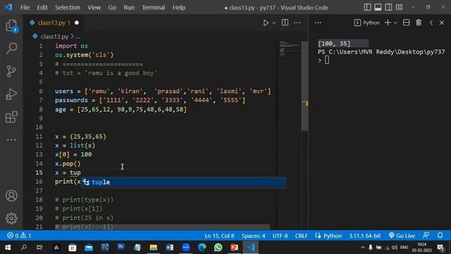 Python Tutorial 13/30: Tuple смотреть онлайн